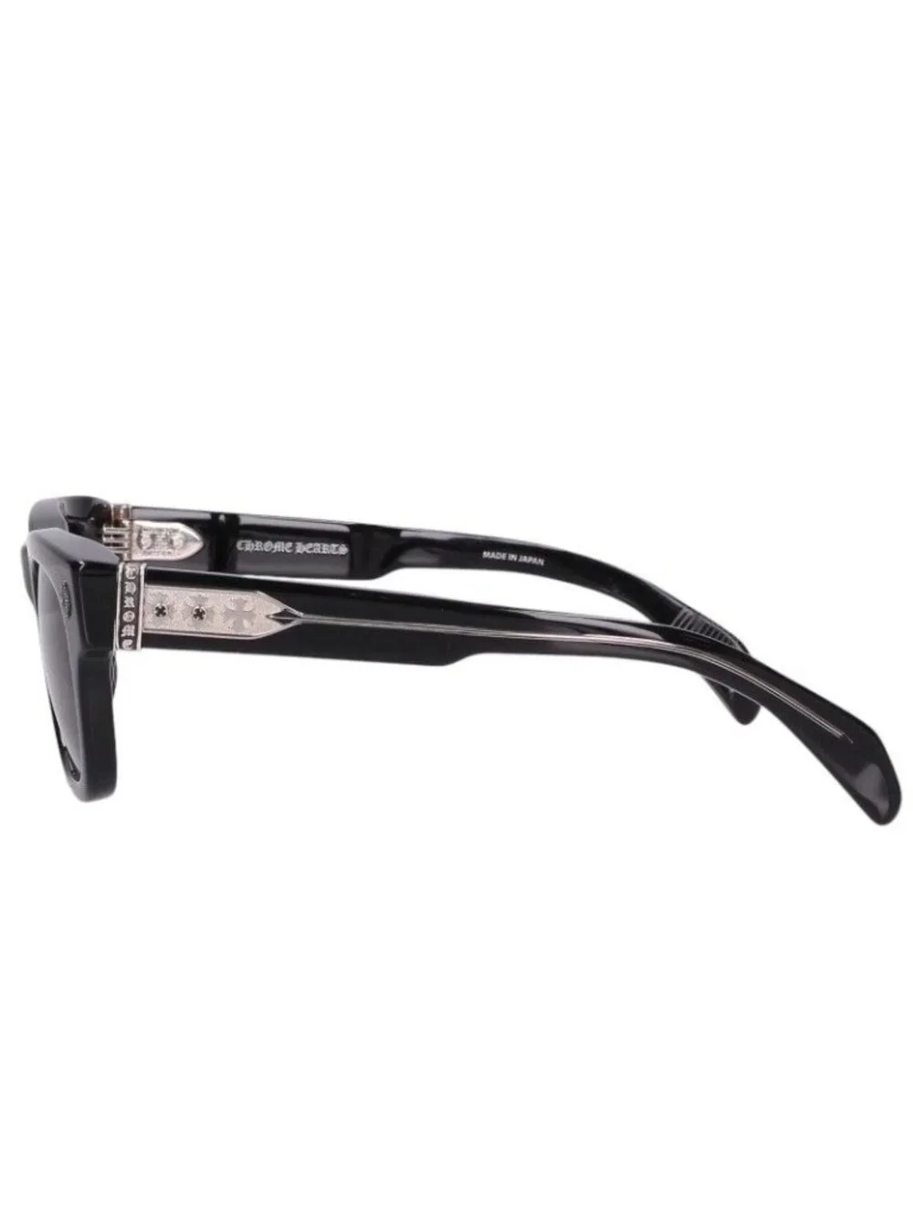 Chrome Hearts Dick Fitzener CH Cross Temple Square Sunglasses 51 Eyewear